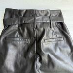 Lucy Paris  Black Faux Leather Dress Pants Photo 9