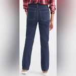 Style & Co . Women’s DENIM STRAIGHT LEG  HIGH RISE  Size 6S Dark Blue Photo 2