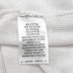 Y2K Lace Trim Womens Tank Top Medium Ribbed Stretch Coquette Preppy Retro Soft White Photo 6