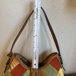 Fossil Vintage  Leather Patchwork Shoulder Bag With Key Photo 13