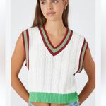 Forever 21  Varsity Knit Vest Photo 2