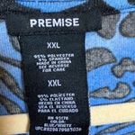 Premise FINAL MARKDOWN  Blue and Black Abstract Top XXL Photo 1