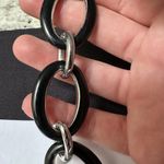 White House | Black Market  Silver Tone Black Bracelet Women’s 7 Inch Photo 5