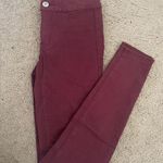 American Eagle  Outfitters Red Extreme Legging, Skinny Jeans Jegging Photo 0