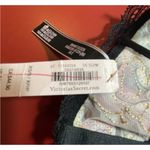 Victoria's Secret Victoria’s Secret Garter Belt XS/S Black Lace Floral Boudoir Lingerie NWT Sexy Photo 7