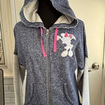 Disney ‎ Parks Embroidered Minnie Mouse Hooded Zip Up medium vacation travel Photo 0