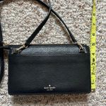 Kate Spade Allegra Black purse crossbody leather bag Wallet Pockets Studs EUC Photo 1
