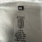 Green 3 Double Up Organic cotton Dog Lover Long Sleeve Tee Gray Size XXL Photo 5