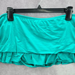 Apt. 9  Green Mini Ruffle Stretch Ruched‎ Skort Swimwear Plus 16 Photo 0