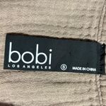 bobi Los Angeles Gauze V Neck Tunic Dress Tan Brown Casual Size S Photo 3