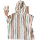 Ocean Drive  Hoodie Womens M‎ Beach Stripes Terry Pullover Photo 3