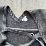 Garage  NWT distressed sweater dress gray Small Photo 8