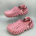 Crocs Echo Clog Unisex M7/W9 Pink Comfortable Streetwear Comfortable Casual Size 9 Photo 1