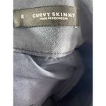 LOFT womens curvy skinny dress‎ pants gray size 8 office career stretch Photo 3