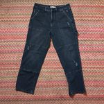 SO  SUPER HIGH RISE CARPENTER STRAIGHT BLACK JEANS Photo 0