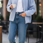 ZARA  NWT OVERSIZED
BOUCLE BOMBER Photo 0