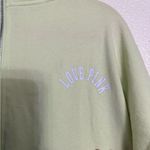 PINK - Victoria's Secret VICTORIA'S SECRET PINK VARSITY HALF ZIP CREW PULLOVER SWEATSHIRT SIZE M Photo 4