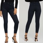 Good American Good‎ American Good Waist Crop Raw Hem Jeans in Blue 631 Womens 6 Photo 1
