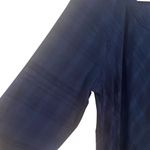 Soft Surroundings  Cotton Gauze Shift Shirt Dress large blue Photo 2