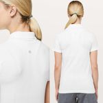 Lululemon  Swiftly Speed Polo White Womens 6 New Photo 1