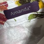 Gloria Vanderbilt Floral Vintage Denim Short Relaxed Amanda Fit Size 8 Photo 2