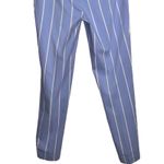 Forever 21 Blue & White Striped Pants Stretch Trousers Size Medium Nautical Photo 7
