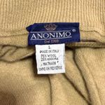 Vintage Italian Angora Wool Mock Turtleneck Camel Color Sweater Size Large Tan Photo 1