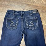 Silver Jeans  Suki Bootcut Mid Rise Womens 31x31 Blue Denim Embroidered Western Photo 7