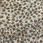 Dress Forum  tan floral print mini skirt Sz M Photo 4