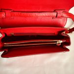 MCM  Authentic Red Leather Shoulder crossbody Bag – Made in Korea Photo 6