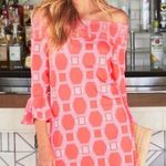 Cabana‎ Life Spring Regatta Coverluxe Size XL EUC Smocked Off The Shoulder Pink Photo 0