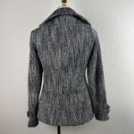 Poetry Clothing Women's Tweed Button Up Jacket Coat Gray BlackSize Small Photo 5