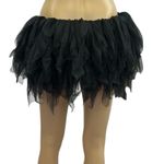 Spirit Halloween  Black Shredded Short Tutu One Size Fits Most Photo 4