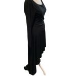 Venus  Black Sexy Backless Long Sleeve Dress Size M Photo 3
