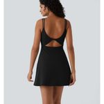 Halara Nwt  SoftlyZero Double Straps 2-Piece Pocket Active Dress shorts size M Photo 1