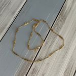 Trifari Crown  Fabulous Longer Length Necklace Gold Tone Link Chain Photo 6