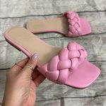 Soda Barbie Pink Braided Sandals Photo 0