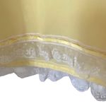 Bonwit Teller Lelis Vintage Rare Yellow Lace Long Nightgown size medium lingerie Photo 7