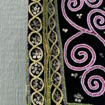 Vintage Carol Anderson Embroidered Vest – Boho Festival Western Style Multiple Size L Photo 9