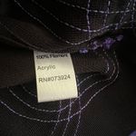 Ming Wang Embroidered purple scroll knit open front cardigan. SZ. PL. Photo 6