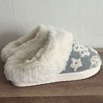 American Eagle Grey Peace Platform Slippers Size 10 Photo 2