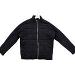 Quince NWT black quilted organic cotton jacket size small Photo 10