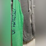 Alternative Apparel Up North Michigan Zip Up Hoodie Green Gray Hooded (325) Photo 2