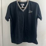 Port Authority  ladies v-neck Jaguar black shirt size large Photo 0