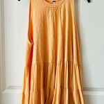 Free People Right On Time Tunic Tank Top Apricot Sz S Photo 4