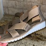 Euro Soft Sofft Tan Strappy Comfy Wedge Gladiator Sandals Size 6 Photo 2