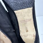 Adrienne Vittadini  Black Suede Ruffle Heels,‎ Women's Size 9 Booties Photo 7