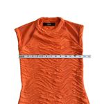 CUT BY YIGAL AZROEL Orange Patterned Stretch Mini Dress Sz XS Photo 5
