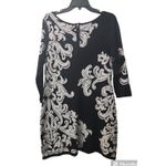White House | Black Market  Dress Sheath Floral 3/4 Sleeve Career M‎ Photo 1