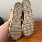 Soda  Platform Slingback Sandal‎ Tan White Embroidered Boho Crisscross Strappy 9 Photo 5